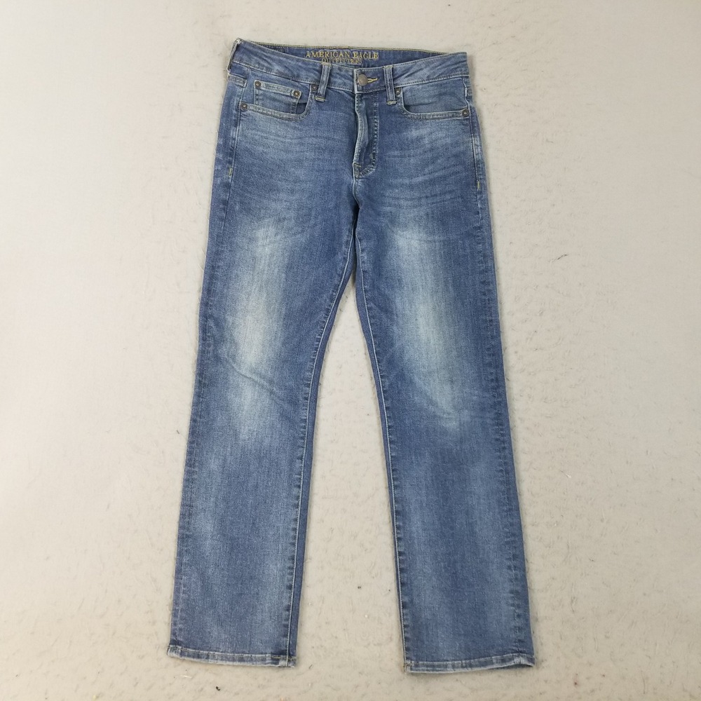 American Eagle Jeans Mens 29x30 Blue Extreme Flex Straight Leg Medium Wash